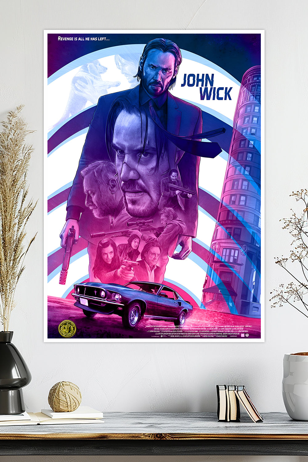 John Wick | Revenge is All He Has Left | Keanu Reeves | Movie Poster