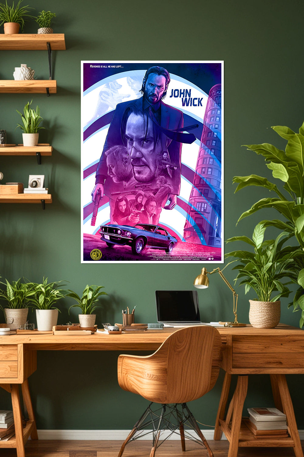 John Wick | Revenge is All He Has Left | Keanu Reeves | Movie Poster