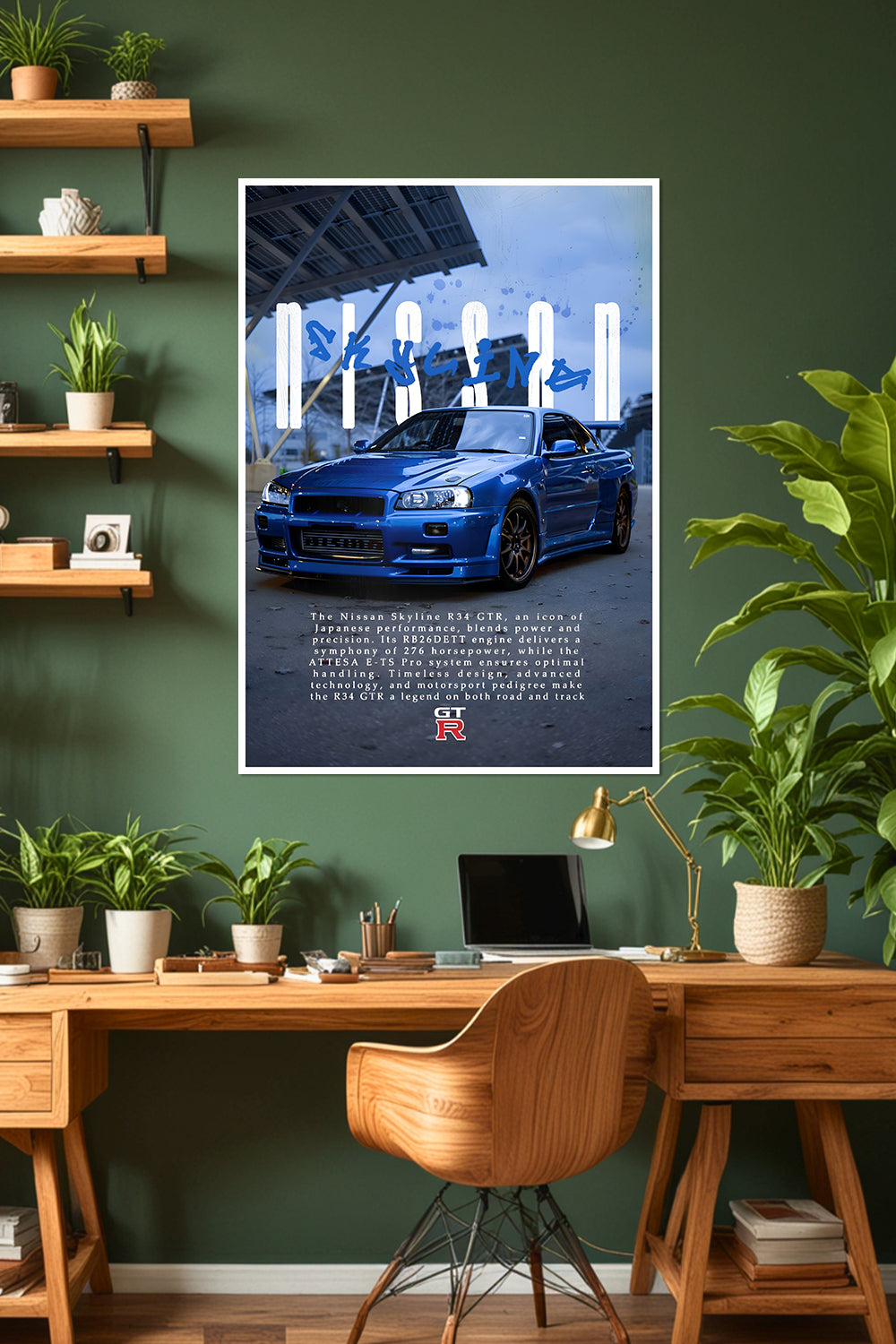 Nissan Skyline GT-R R34 | Car Poster