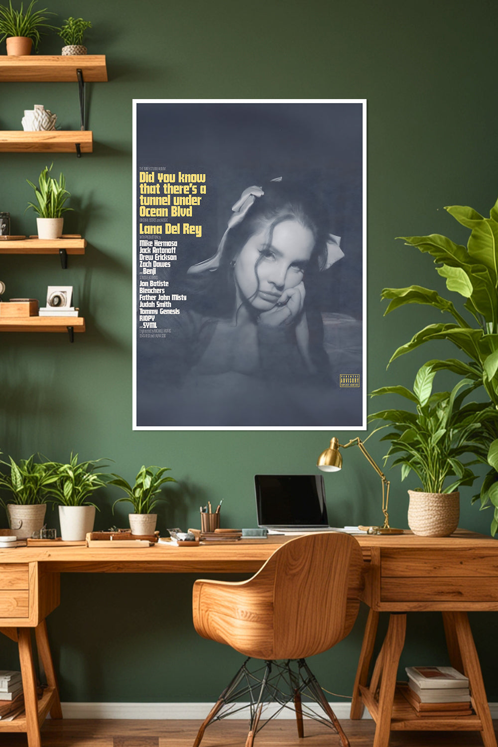 Lana Del Rey Tunnel Under Ocean Blvd | Music Poster
