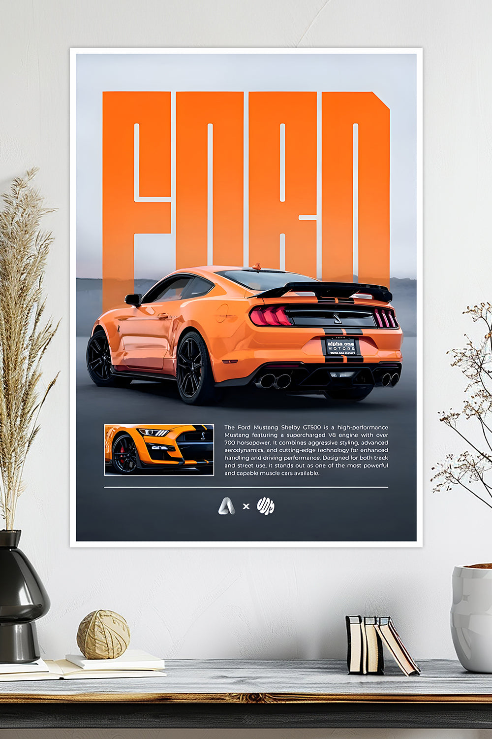 Ford Mustang Shelby GT500 | Car Poster