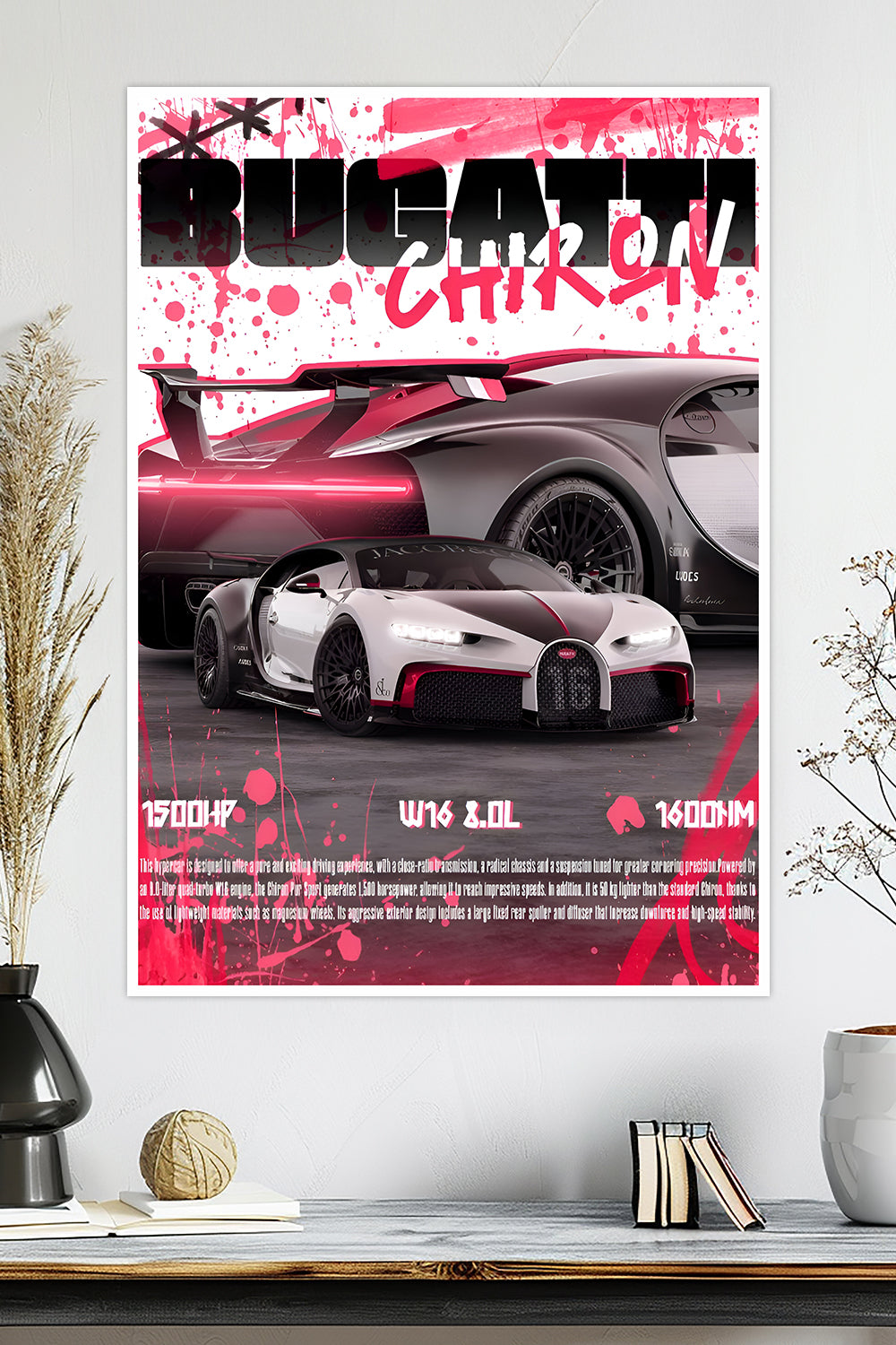 Bugatti Chiron Pur Sport | Car Poster