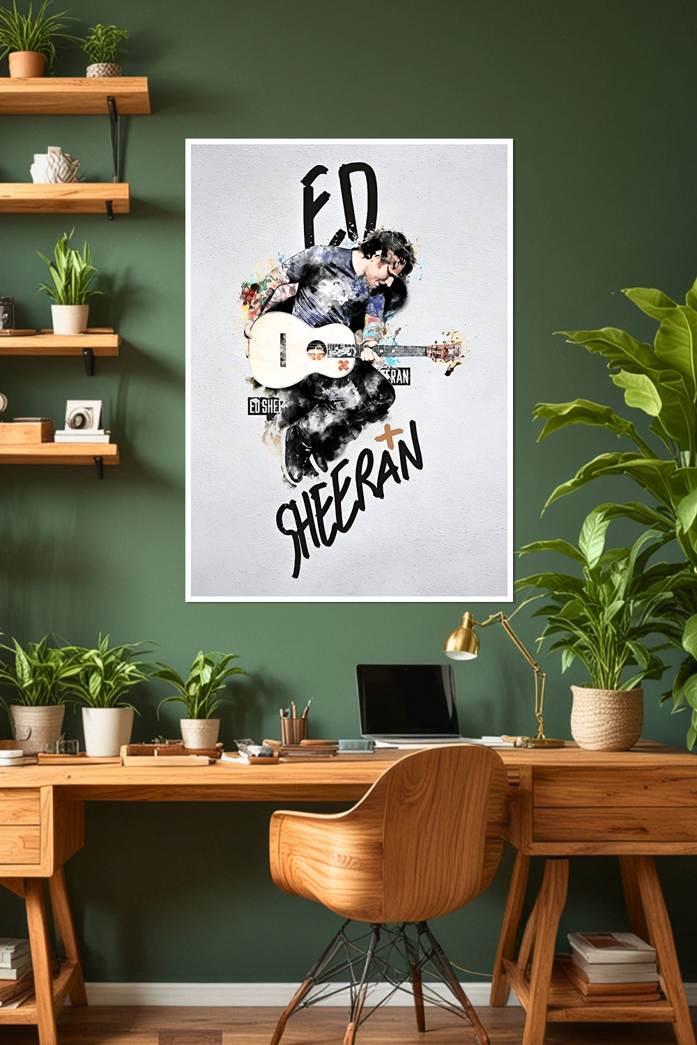 Ed Sheeran | Watercolor | Music Poster