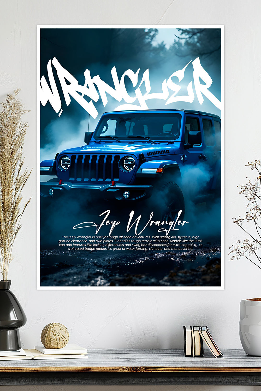 Jeep Wrangler | Off-Road Adventure | Car Poster