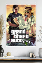 Grand Theft Auto V | GTA 5 | Michael, Trevor & Franklin | Game Poster