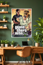 Grand Theft Auto V | GTA 5 | Michael, Trevor & Franklin | Game Poster