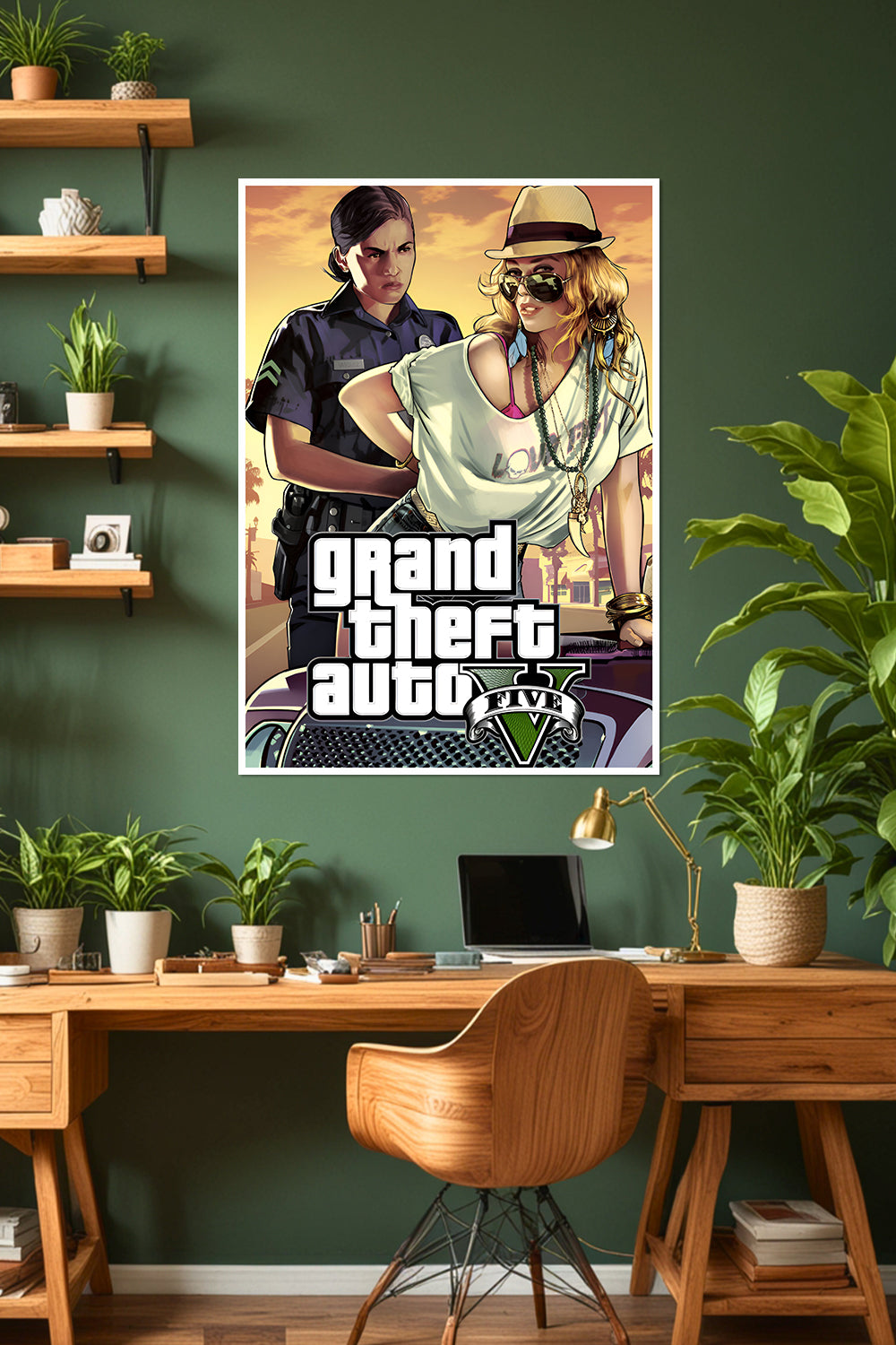 Grand Theft Auto V | GTA 5 | Michael, Trevor & Franklin | Game Poster