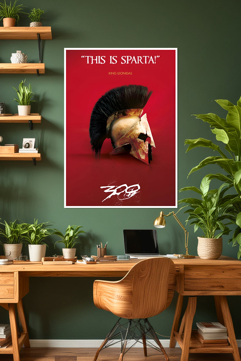 300 Movie Poster | Spartan Warrior | This Is Sparta | Movie Poster