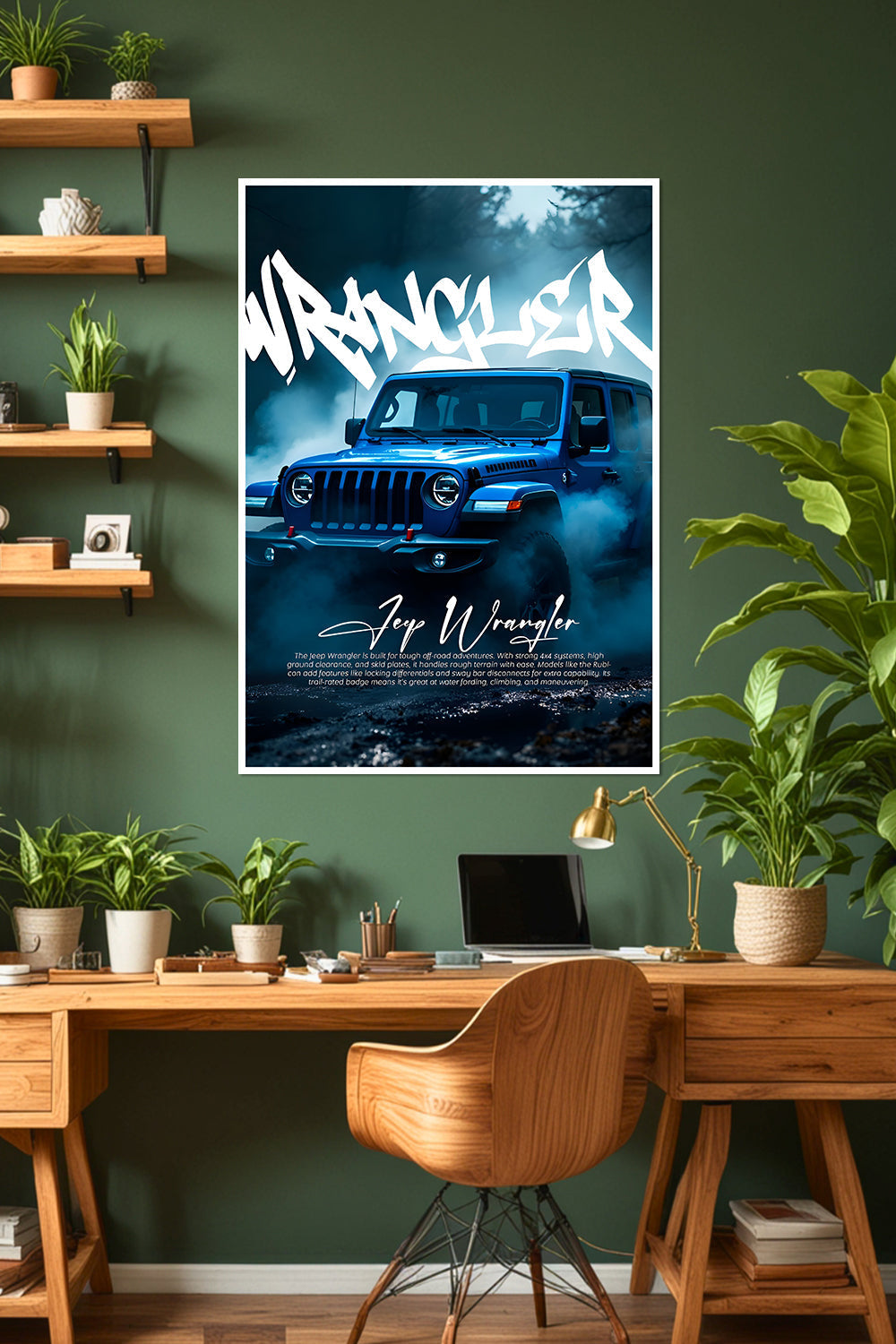 Jeep Wrangler | Off-Road Adventure | Car Poster
