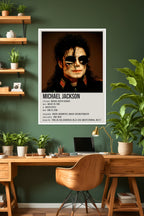 Michael Jackson | King of Pop | Music Poster