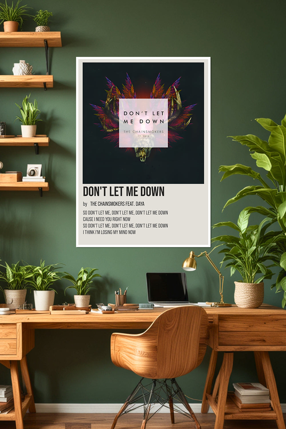 Don't Let Me Down | The Chainsmokers feat. Daya | Music Poster