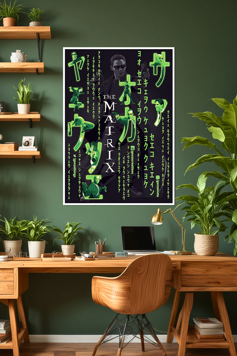 The Matrix | Neo in Japanese Katakana | Movie Poster