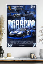 Porsche 718 Cayman GT4 RS Clubsport | Racing | Car Poster
