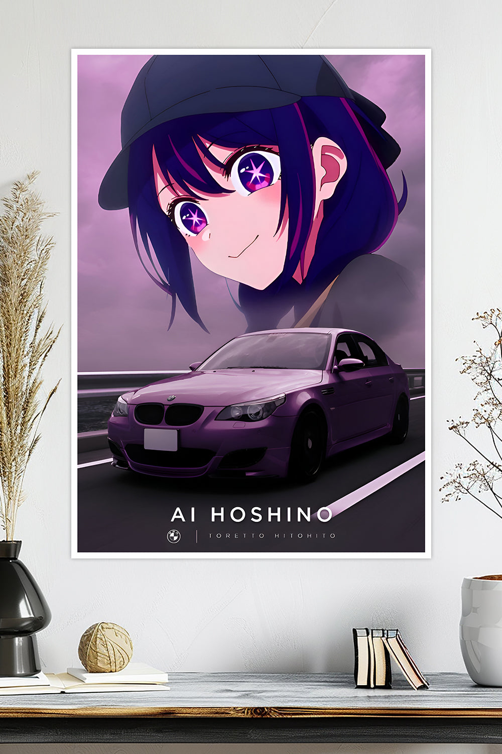 Ai Hoshino | BMW E60 | Car Poster