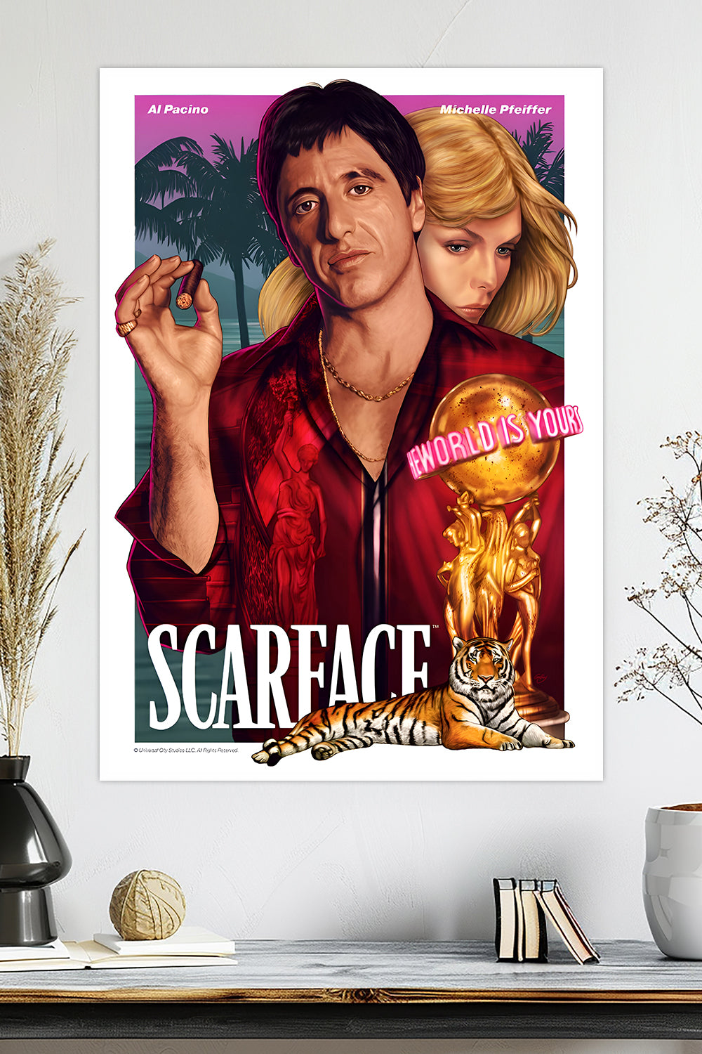 Scarface | Tony Montana | The World Is Yours | Movie Poster