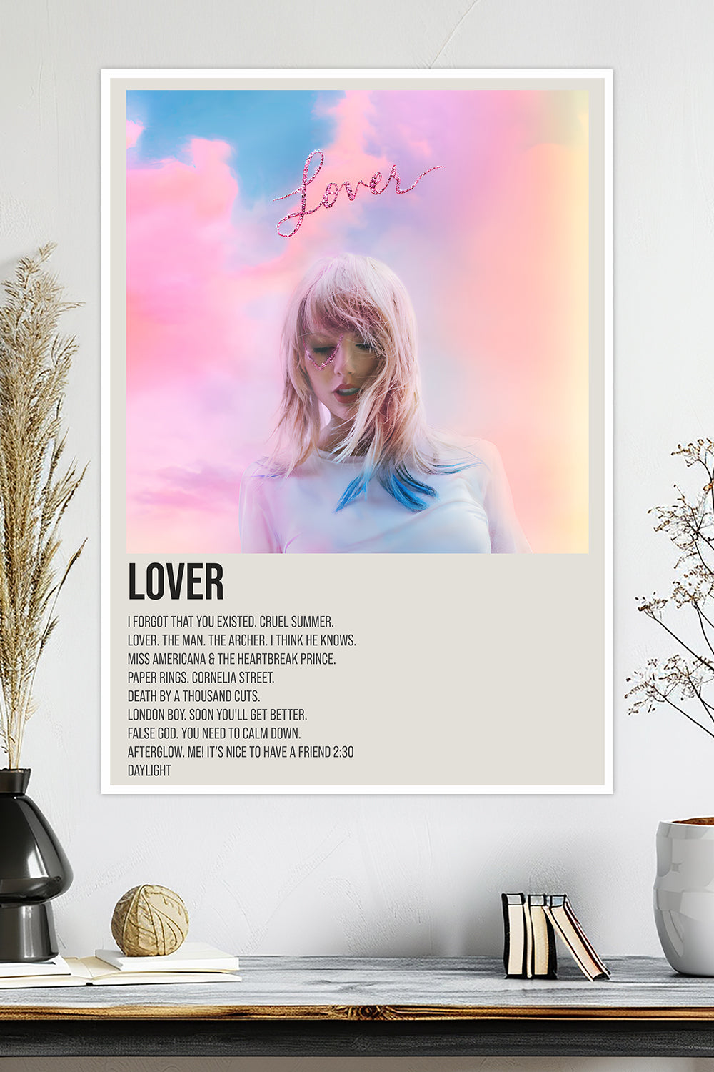 Lover | Taylor Swift | Music Poster