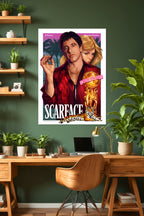Scarface | Tony Montana | The World Is Yours | Movie Poster