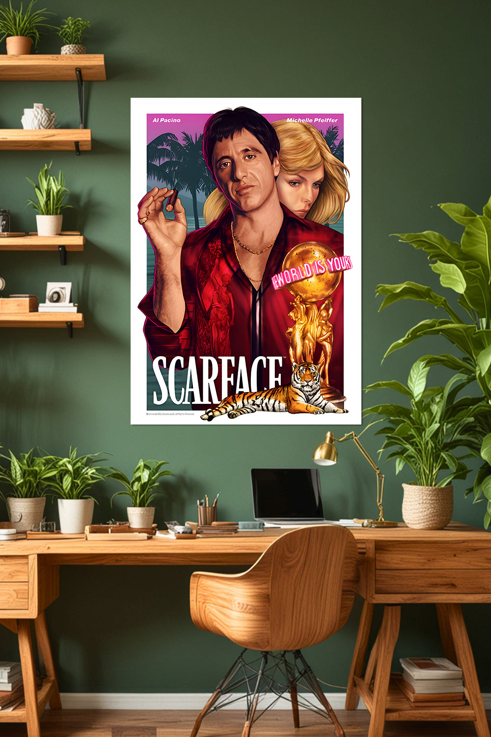 Scarface | Tony Montana | The World Is Yours | Movie Poster