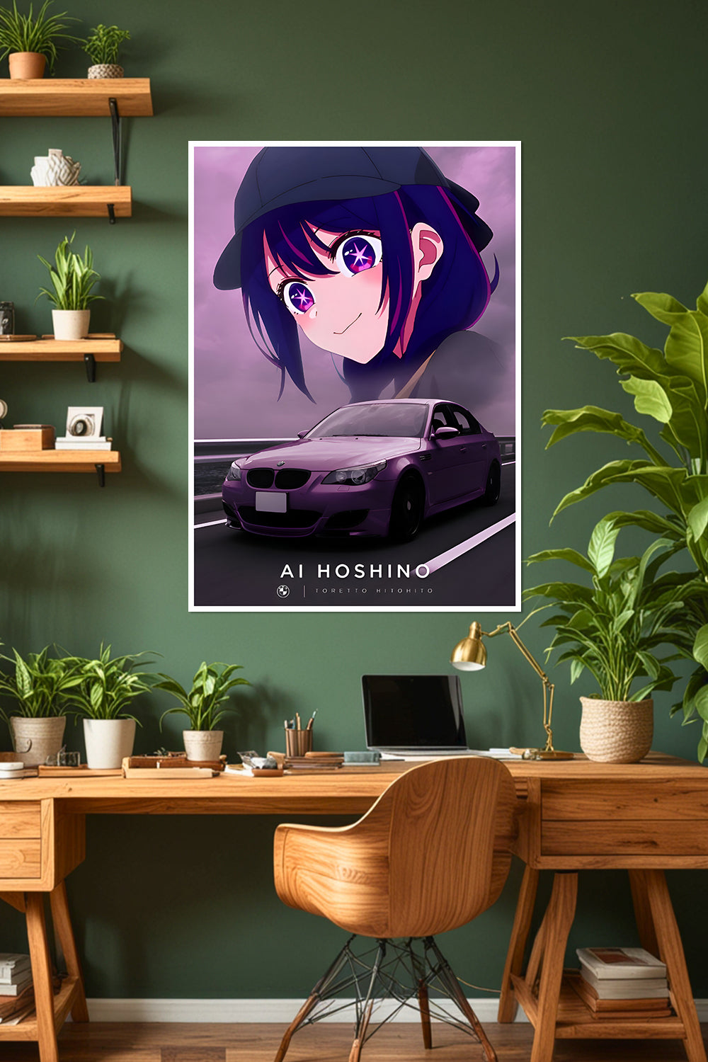 Ai Hoshino | BMW E60 | Car Poster