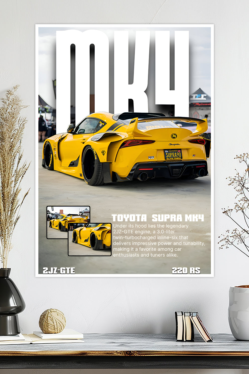 Toyota Supra MK4 | Car Poster