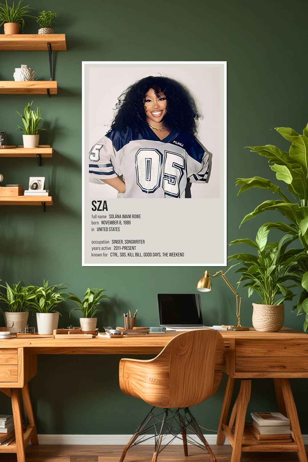 SZA | R&B Queen Poster | Music Poster