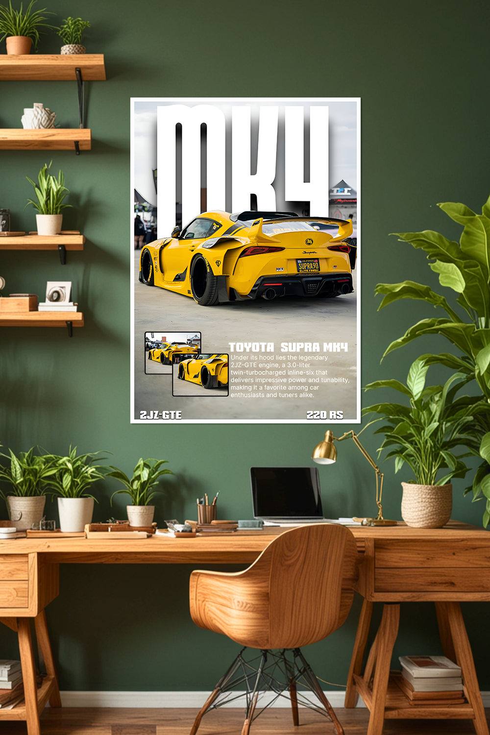 Toyota Supra MK4 | Car Poster