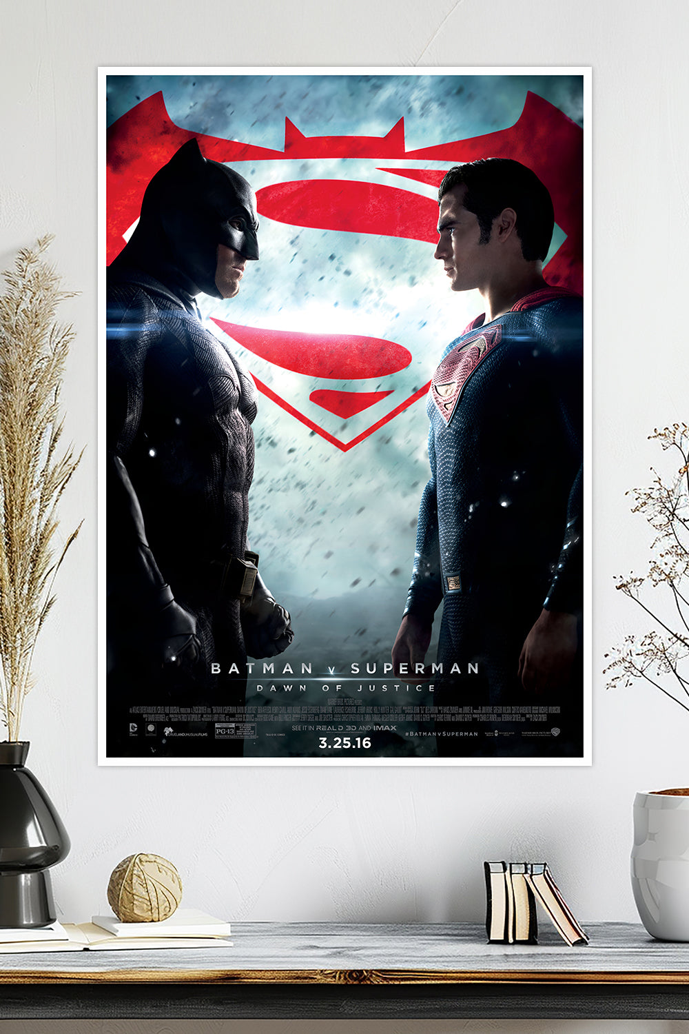 Batman v Superman | Dawn of Justice | Henry Cavill & Ben Affleck | DC Poster