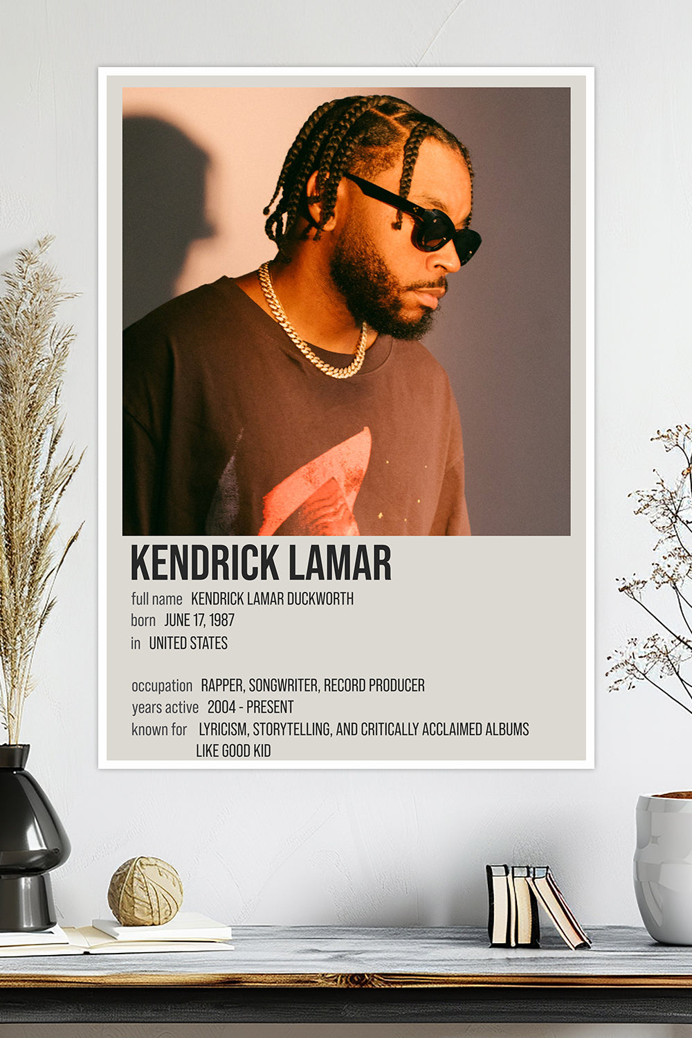 Kendrick Lamar | Lyrical Genius | Music Poster
