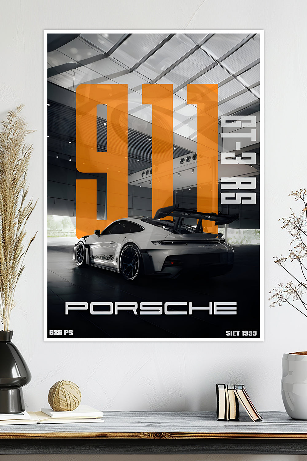 Porsche 911 GT3 RS | 525 PS | Car Poster