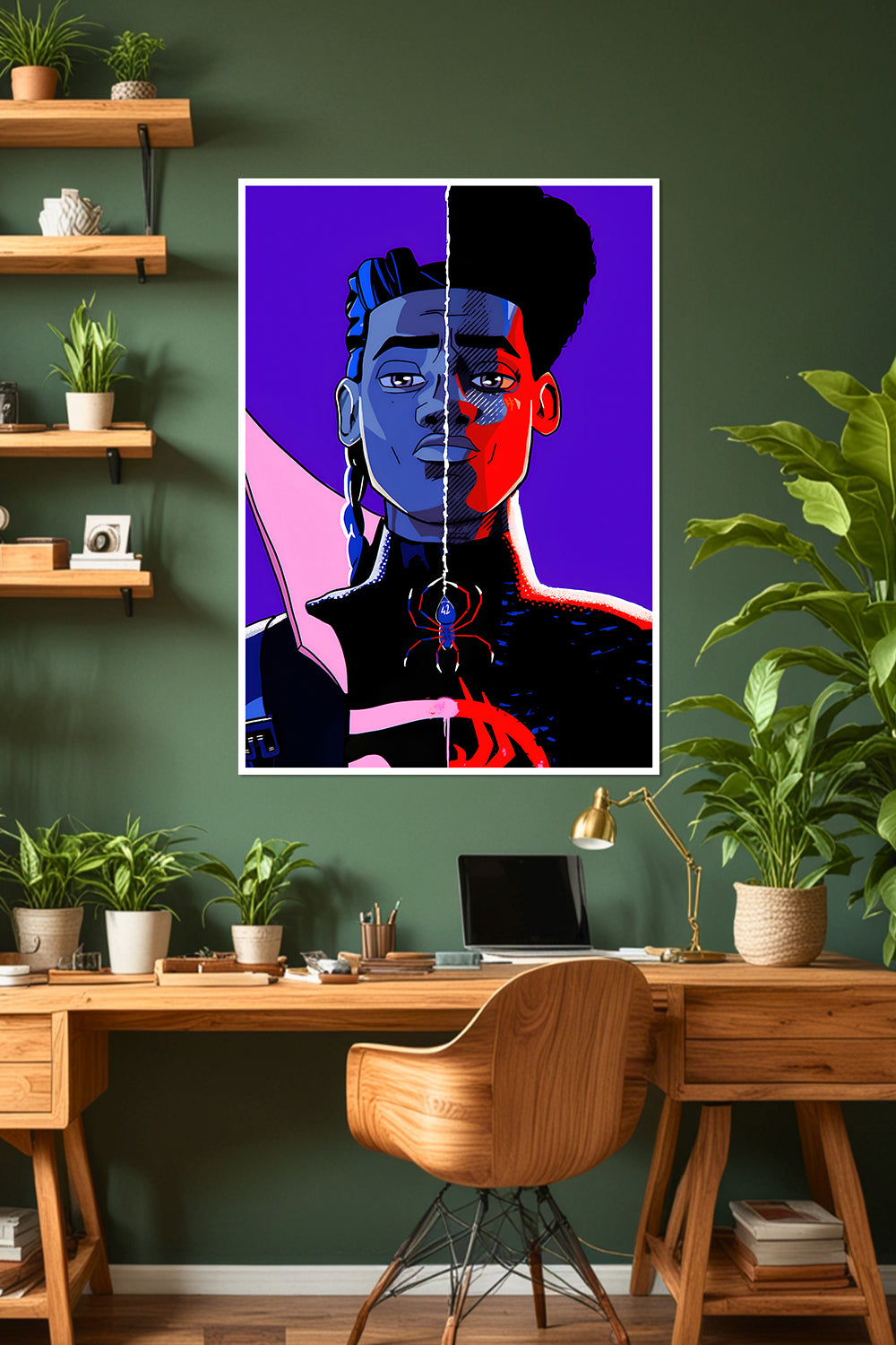 Miles Morales Split Identity | Spider-Verse: Across the Spider-Verse | Movie Poster