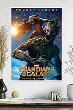 Groot & Rocket Raccoon | Guardians of the Galaxy | Marvel Poster