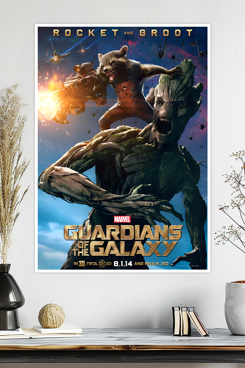 Groot & Rocket Raccoon | Guardians of the Galaxy | Marvel Poster