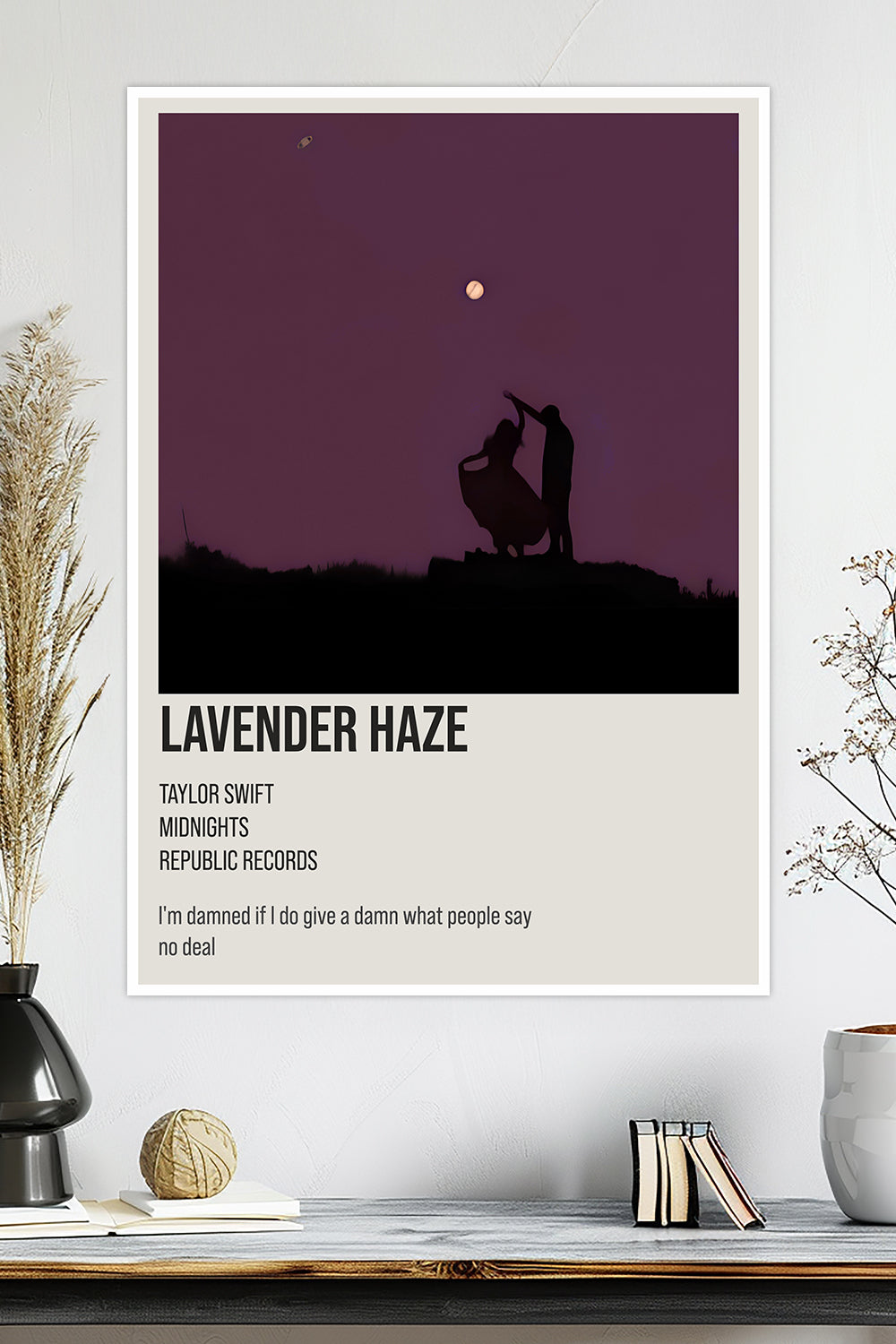 Taylor Swift | Lavender Haze | Music Poster