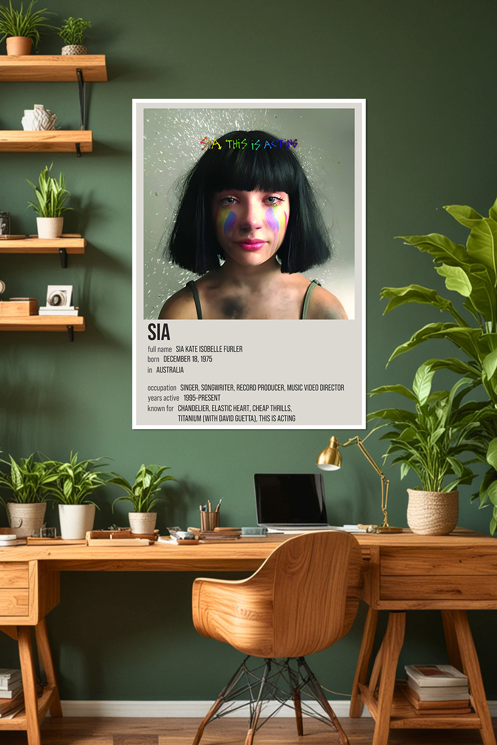 SIA | Pop Icon | Music Poster