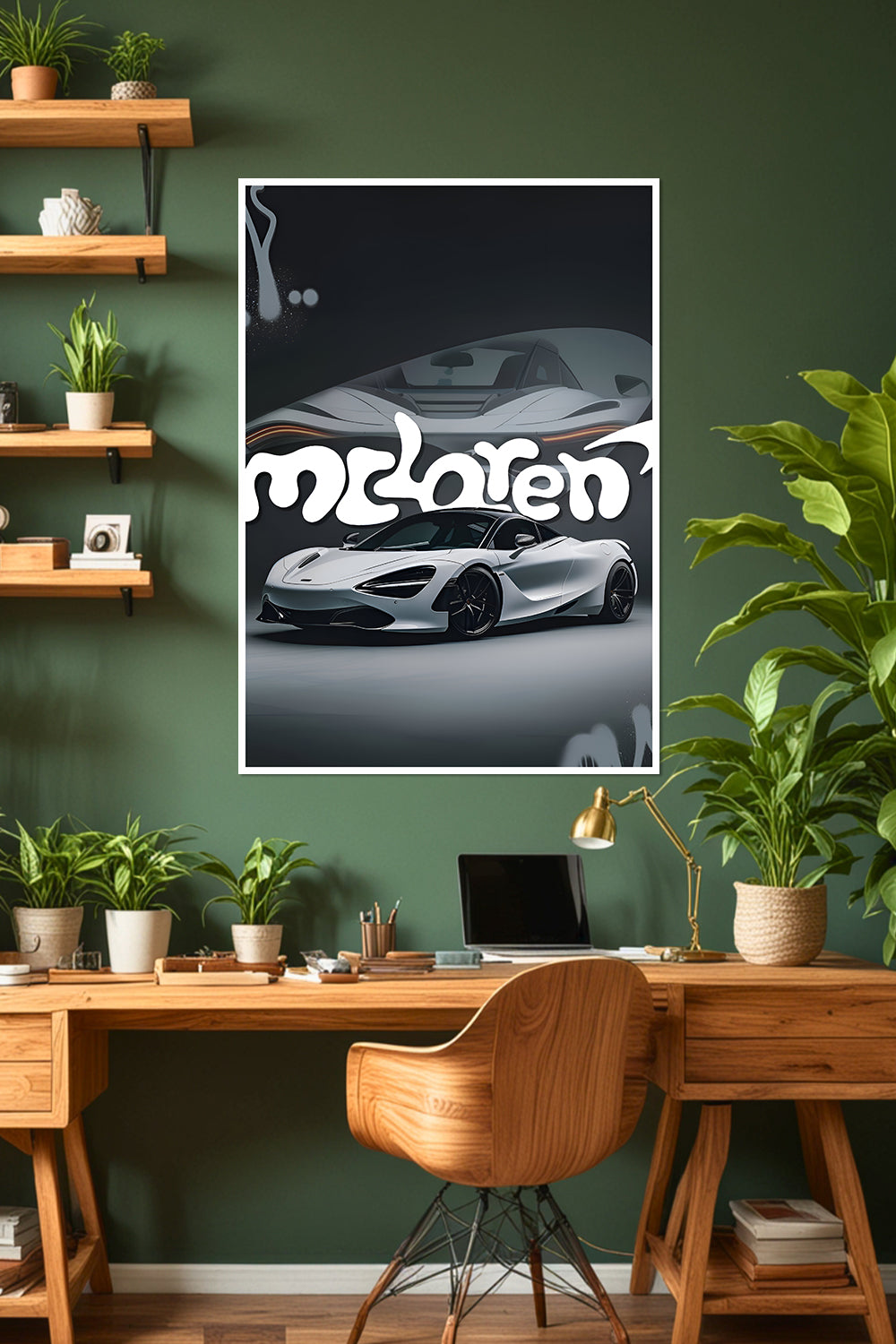 McLaren 720S | White | Car Poster