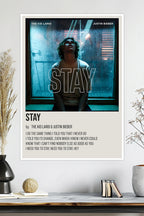 The Kid Laroi & Justin Bieber | Stay | Music Poster