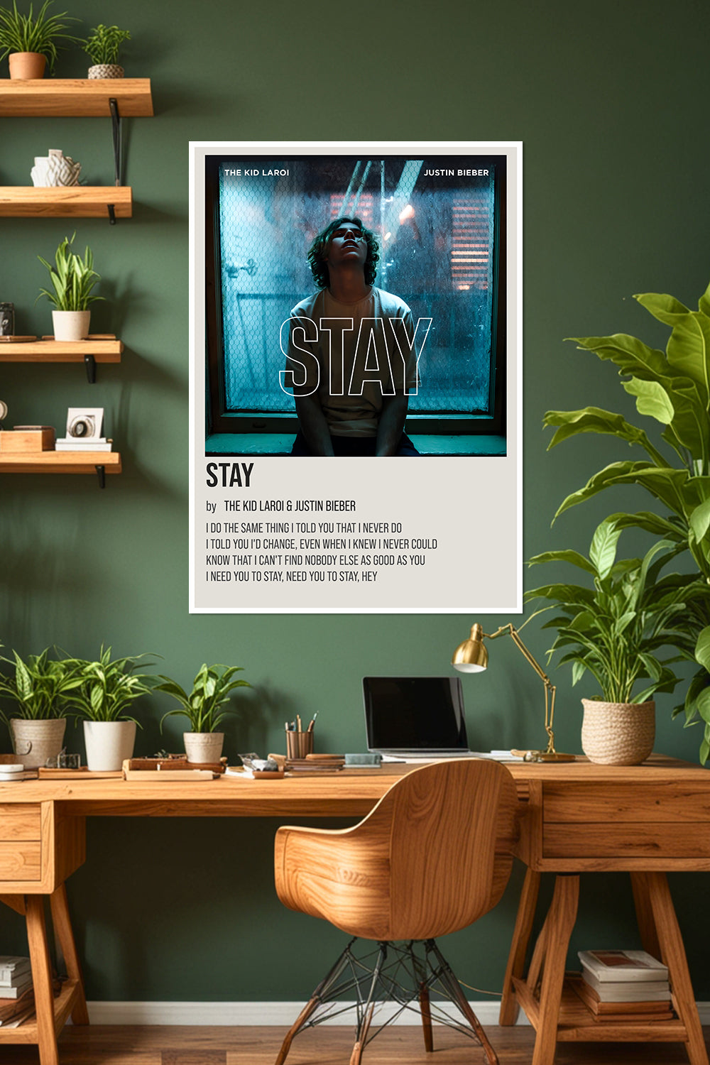 The Kid Laroi & Justin Bieber | Stay | Music Poster