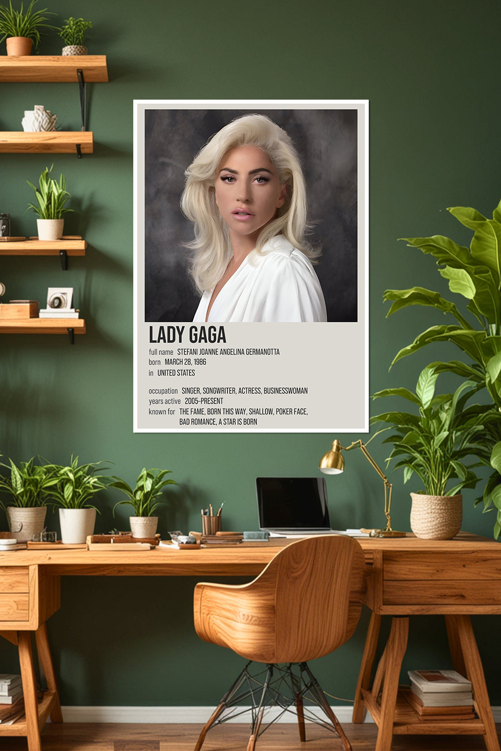 Lady Gaga | Pop Icon | Music Poster
