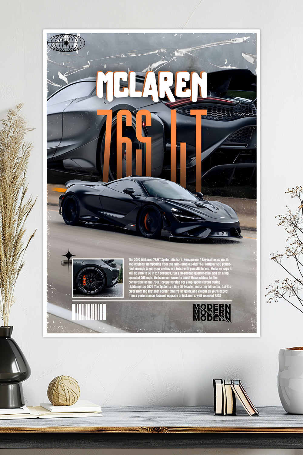 McLaren 765LT | Car Poster
