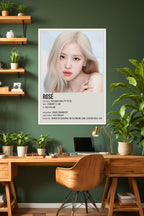 Rosé | BLACKPINK K-Pop Star | Music Poster