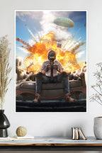 PUBG Poster | Battle Royale Plalyground | BGMI | Game Poster