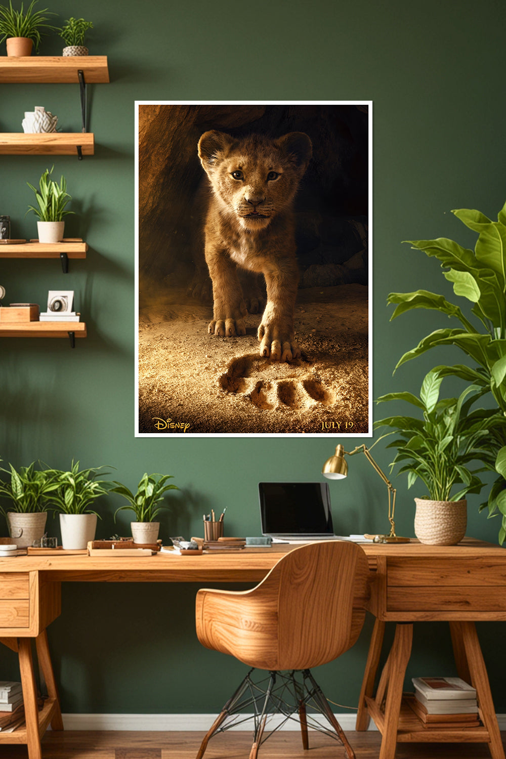 The Lion King | Young Simba | Disney | Movie Poster