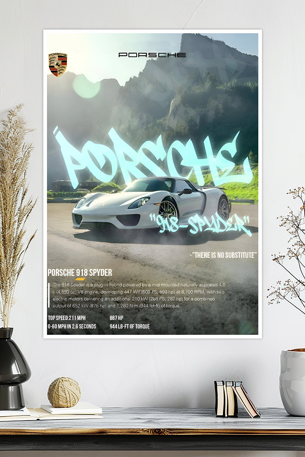 Porsche 918 Spyder | Car Poster