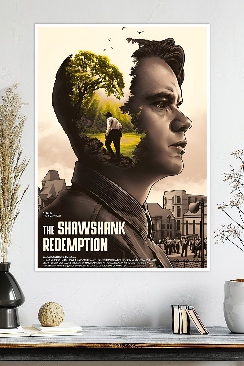 The Shawshank Redemption | Tim Robbins & Morgan Freeman | Poster Movie