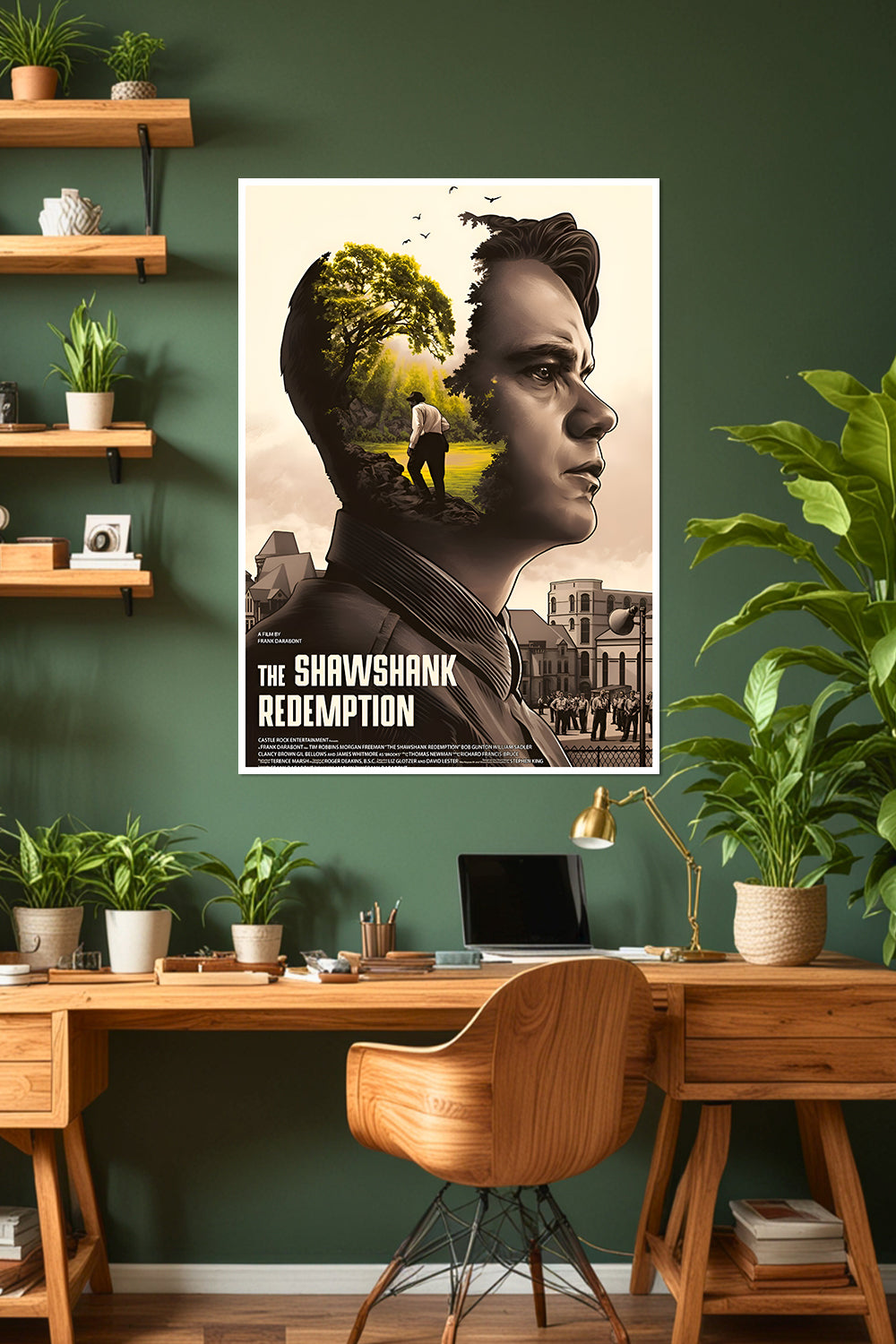 The Shawshank Redemption | Tim Robbins & Morgan Freeman | Poster Movie