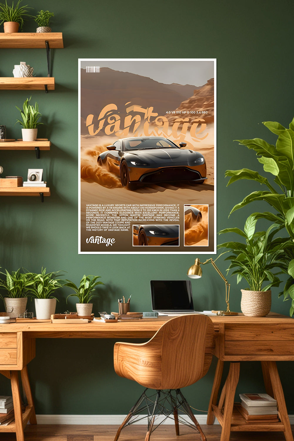 Aston Martin Vantage | Car Poster