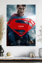 Man of Steel | Batman v Superman | Henry Cavill | DC Poster