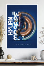 Kylian Mbappé | The Golden Boy | Football Poster