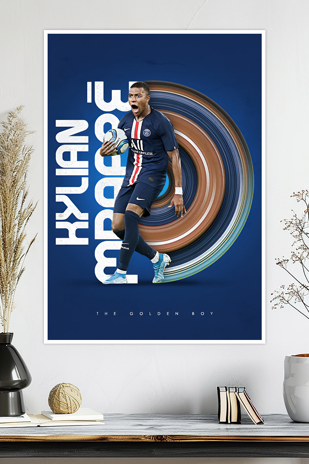 Kylian Mbappé | The Golden Boy | Football Poster