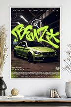 Mercedes-Benz C63S Coupe | Car Poster